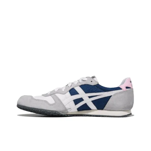 Onitsuka Tiger Serrano Casual Shoes Unisex Low-Top Gray/Blue/Pink