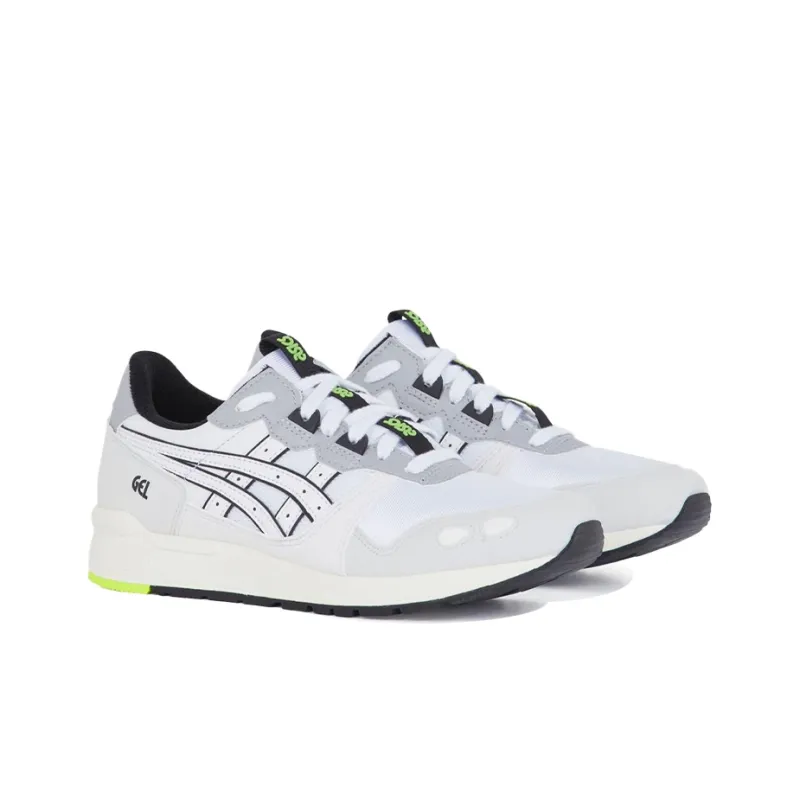 Asics Gel Lyte Lace Up Wear Resistant Low Top Running Shoes Men's Gray White-1