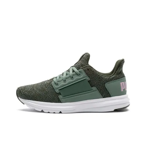 PUMA Casual Shoes Women's Mid-Top Army Green