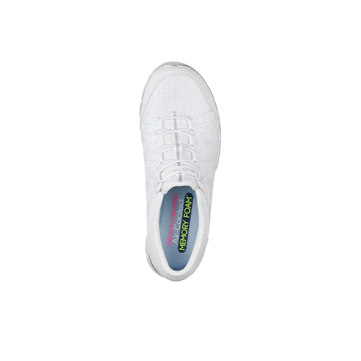 Skechers Gratis Low Top Running Shoes White Women's-2
