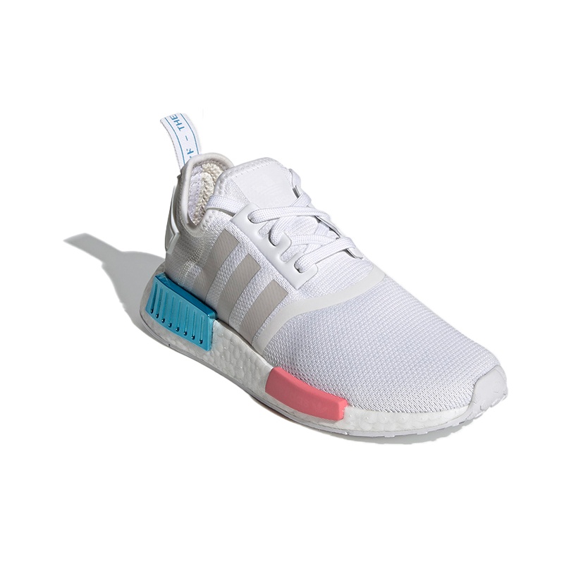 入手困難! 綺麗 アディダス☆W NMD R1 White / Grey / Hazy Rose Adidas Originals Nmd R1 White Grey Hazy Rose Women's US W 5