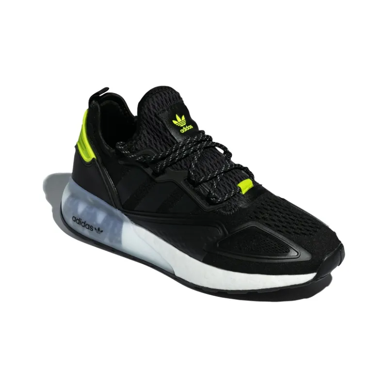 Adidas Zx 2K Boost Black Semi Solar Slime-2
