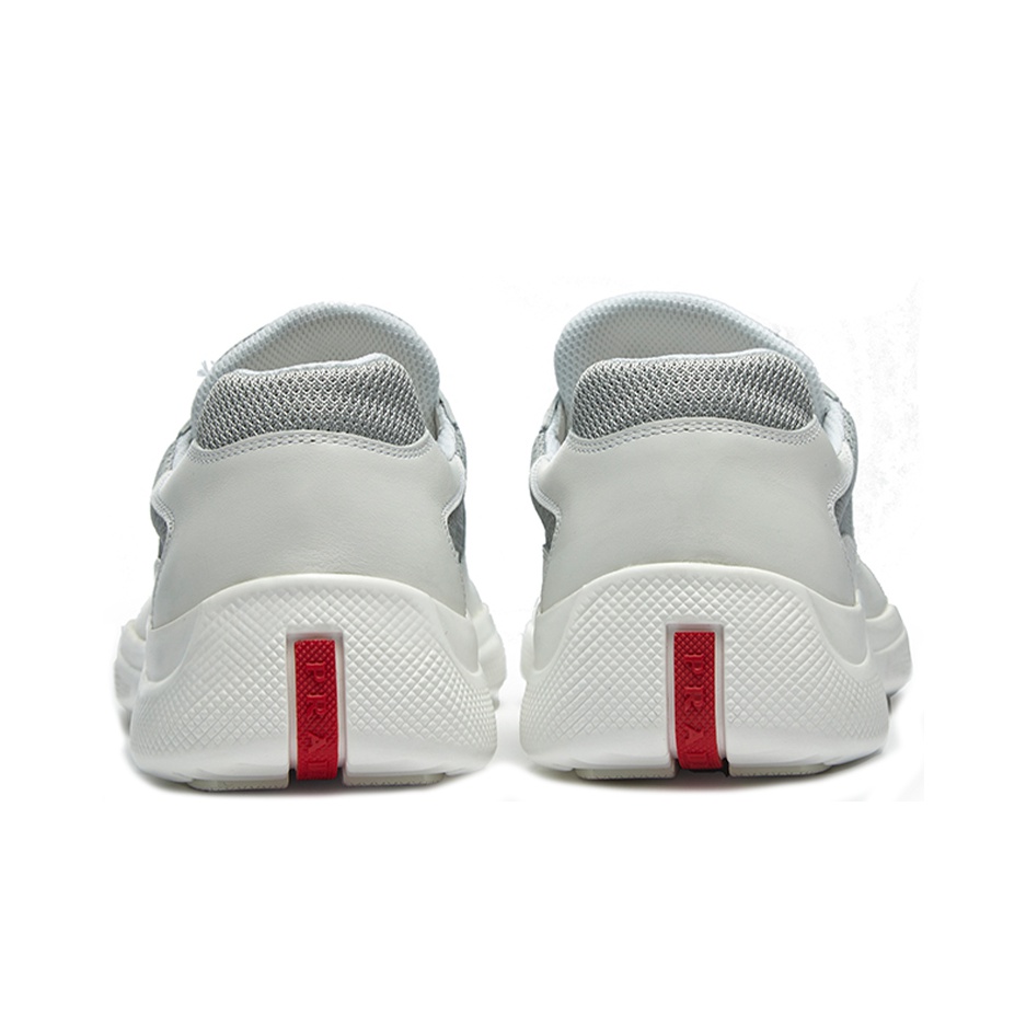 PRADA America's Cup Sneakers White Silver Prada Vela
