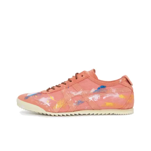 Onitsuka Tiger MEXICO 66 Casual Shoes Women's Low-Top Pink/White/Yellow/Blue