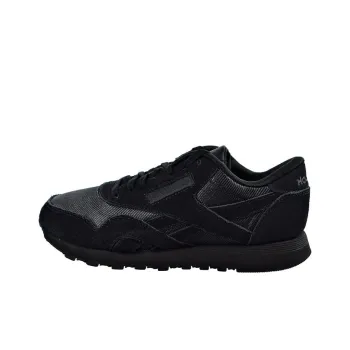 Reebok Classic Nylon Casual Shoes Women's Low-Top Black