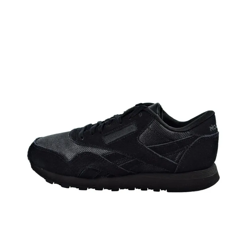 Reebok Classic Nylon Casual Shoes Women's Low-Top Black-0
