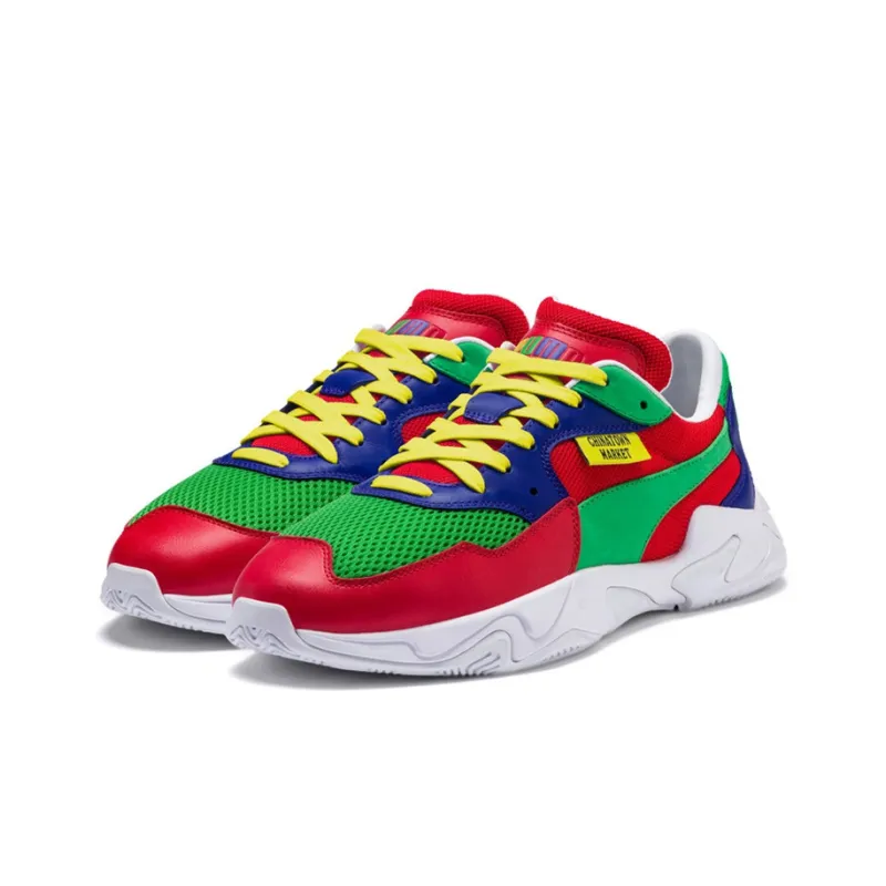 PUMA Chinatown Market X Storm 'Risk Red Fern Green'-2