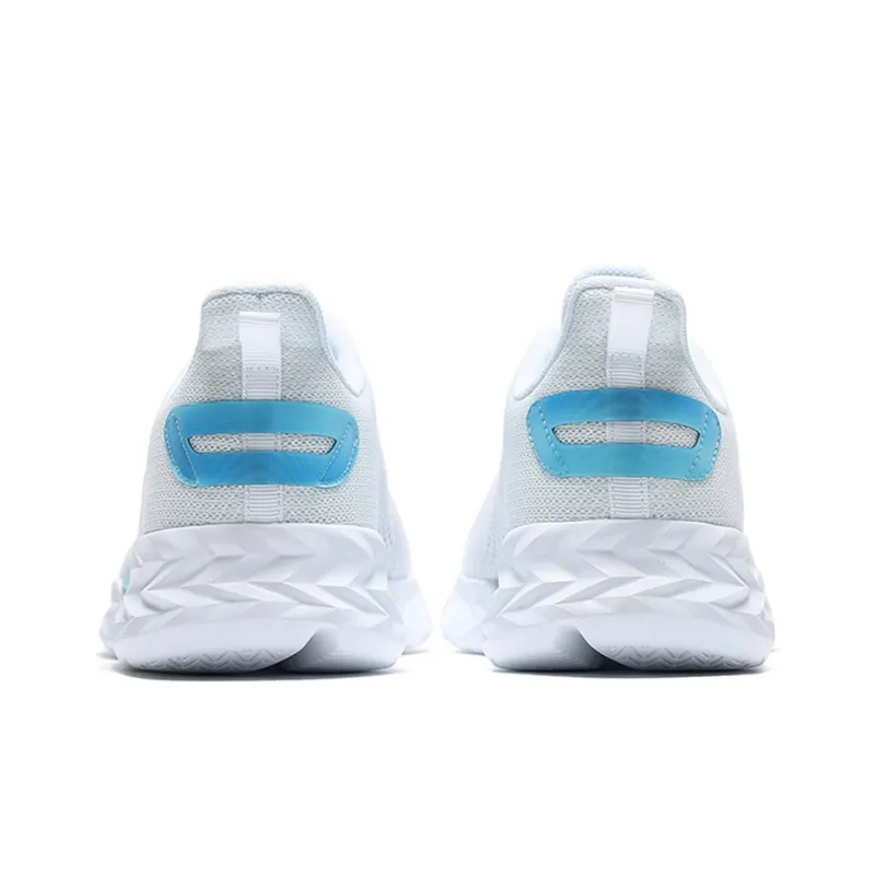 361° QU!KFOAM Cushioning Anti Slip And Wear Resistant Low Top Sports Casual Shoes Men's White Blue-2