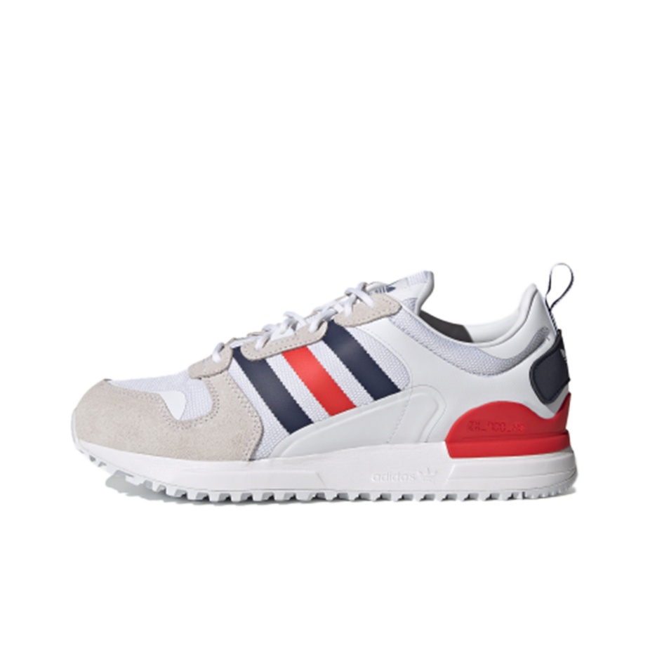 adidas originals ZX 700 Lifestyle Shoes Men Low top White gray red blue US M 7