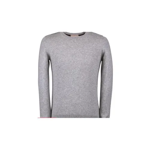 Burberry Sweaters Men Light Gray