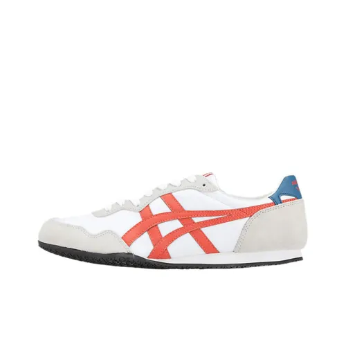 Onitsuka Tiger Serrano Lifestyle Shoes Unisex Low-Top White Red