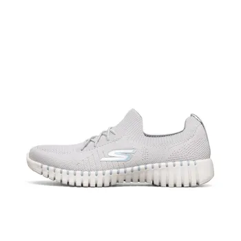Skechers Go Walk Smart Running Shoes Gray/White/Blue Women's