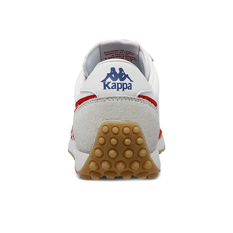 Kappa BANDA Cushioned Abrasion Resistant Slip Resistant Low Top Casual Shoes Women's White Red-5
