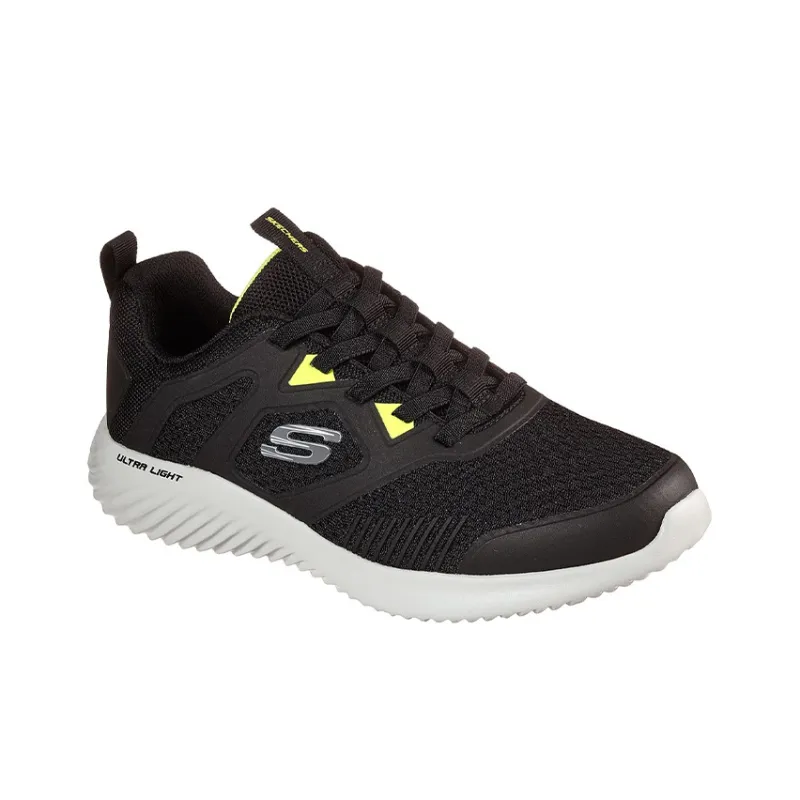Skechers Bounder Series High Degree Low Top Casual Shoes Men's Black Yellow-2