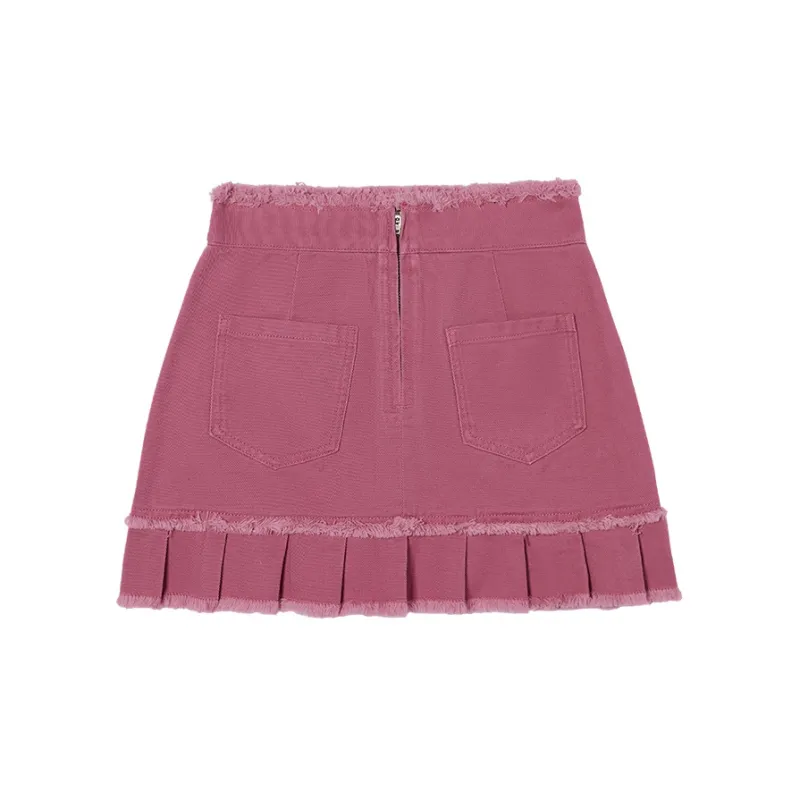 EPTISON WOMAN Denim Short Skirts Women's-5