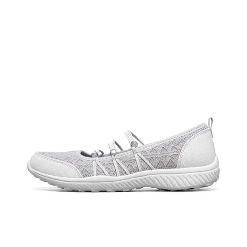 Skechers BE Light Slip on Shoes Grey Women's