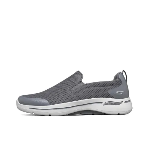 Skechers Go Walk Arch Fit Low Top Running Shoes Grey