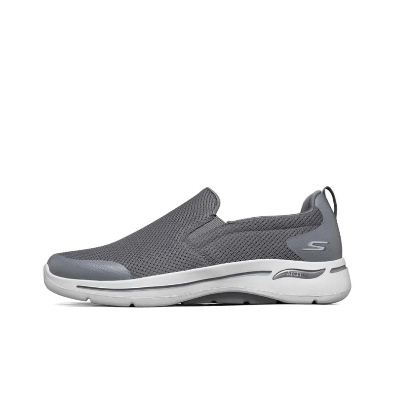 Skechers Go Walk Arch Fit Low Top Running Shoes Grey-0