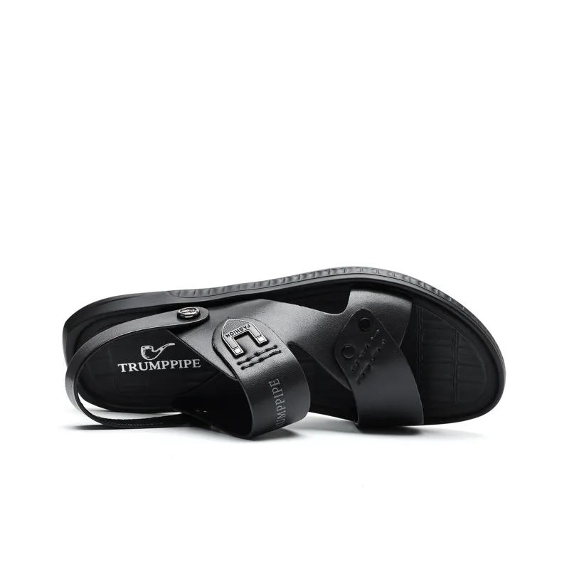 TRUMPPIPE Stylish Sandals Men's Black-2