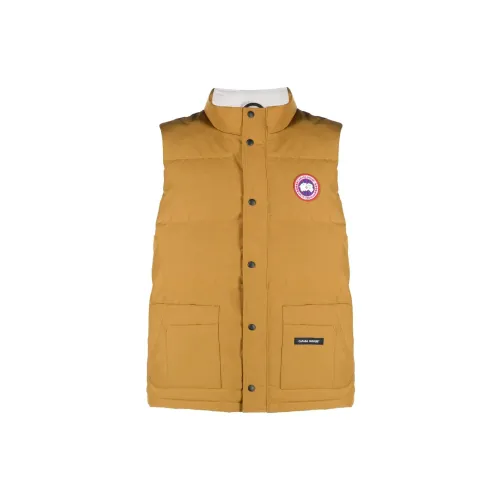 Canada Goose Vests Men Mustard Yellow