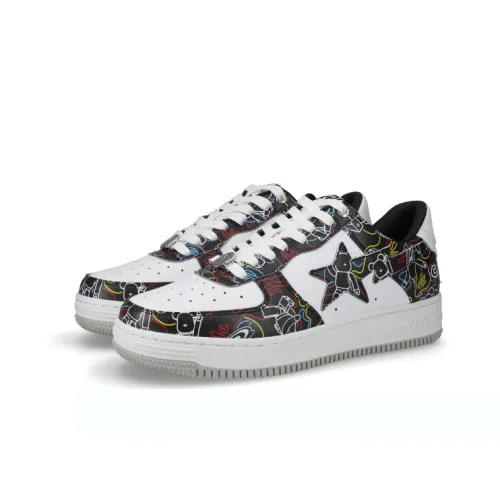 Medicom Toy X A BATHING APE Bape Skateboard Shoes Men Low-Top