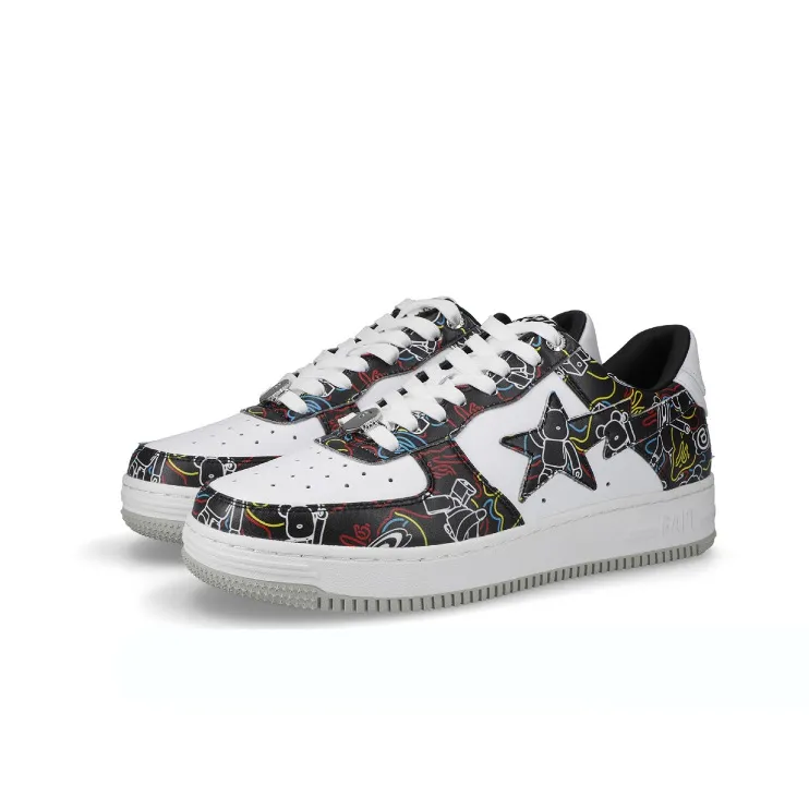Medicom Toy x A BATHING APE Bape STA Stylish Skateboarding Shoes Men's-0