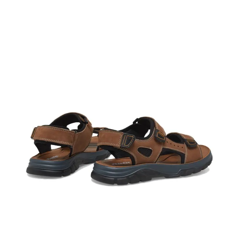 BATA Beach Sandals Men Black/Brown-9
