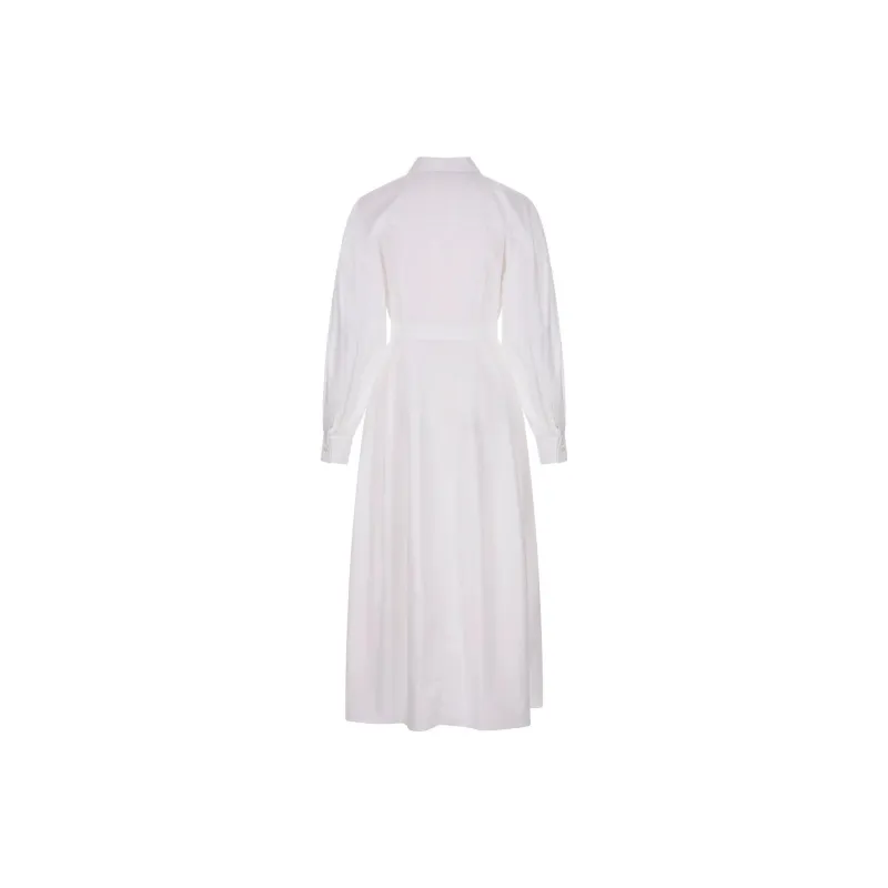 Alexander McQueen SS23 Long Sleeved Dress Women's White-1
