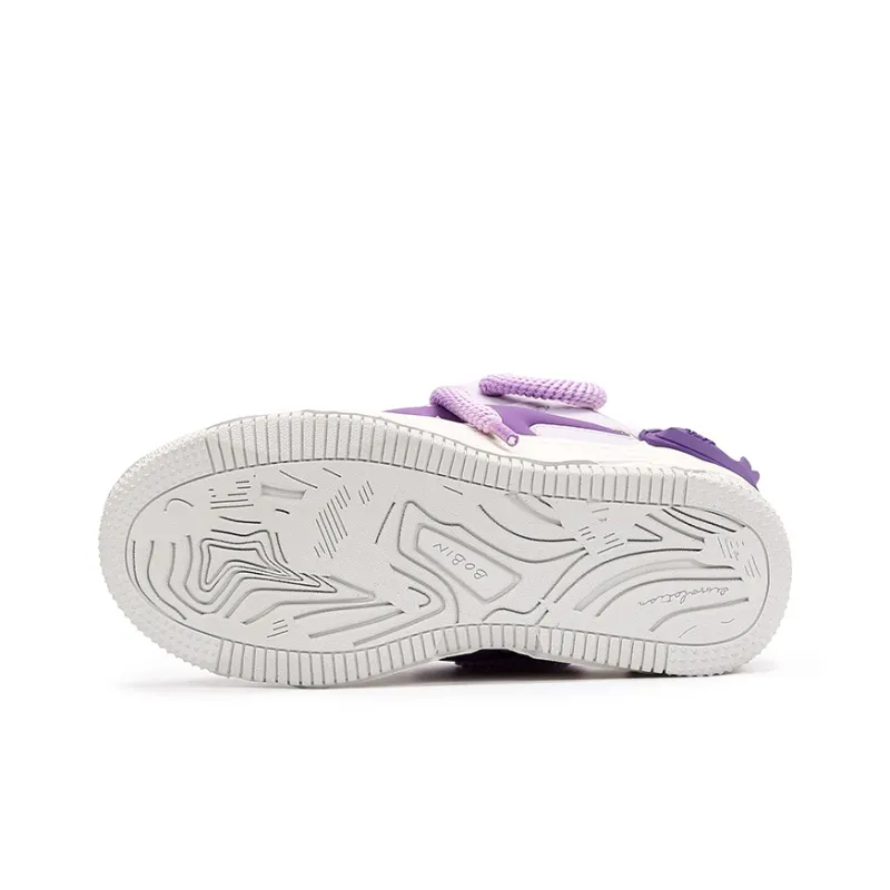YJ Stylish Skateboarding Shoes Unisex Purple-5