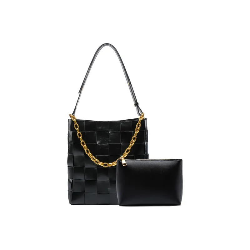 ST&SAT Cow Leather Shoulder Bag Regular Women's Ecru-8