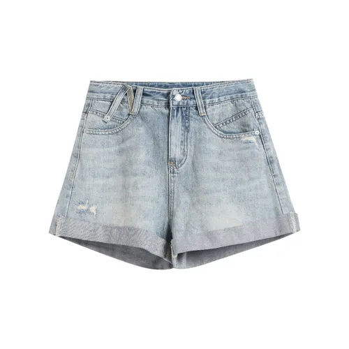 WOWI Denim Shorts Women's Blue