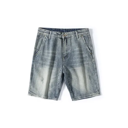 FAIRWHALE Denim Shorts Unisex Denim Blue