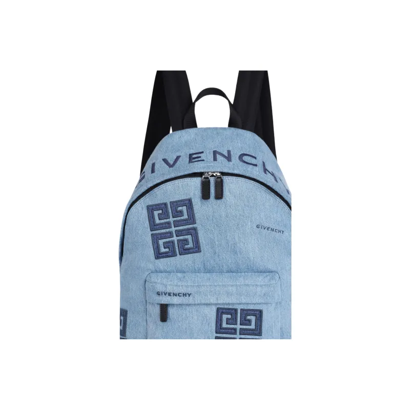 GIVENCHY Denim Backpack Regular Men's Light Blue-3