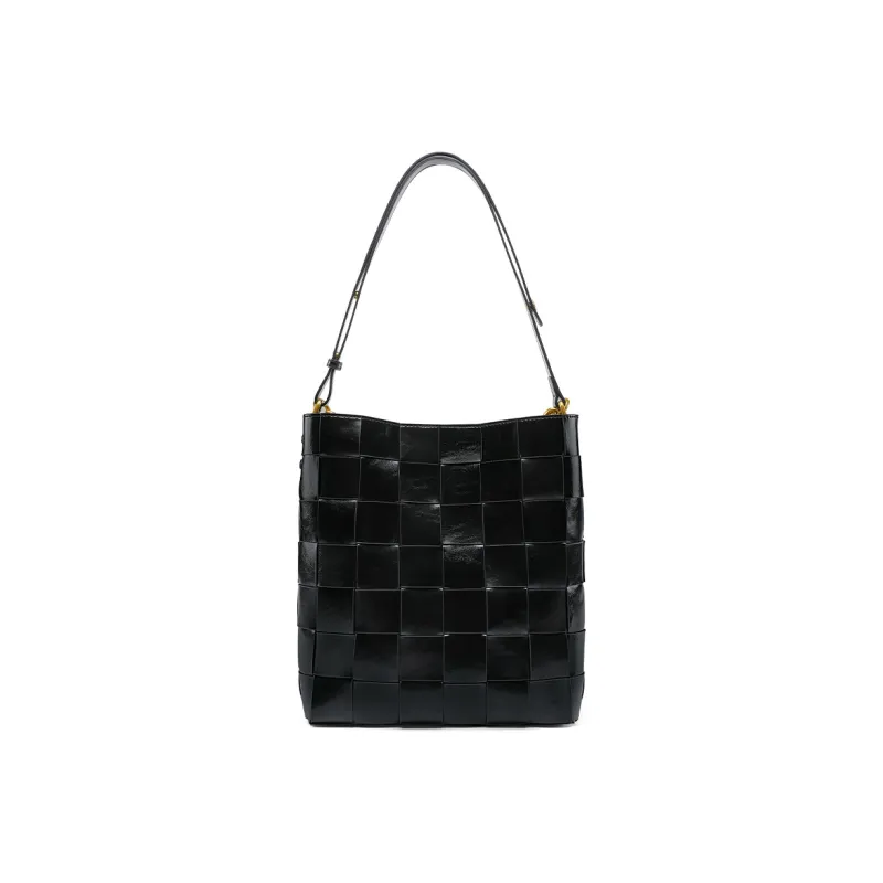 ST&SAT Cow Leather Shoulder Bag Regular Women's Ecru-7