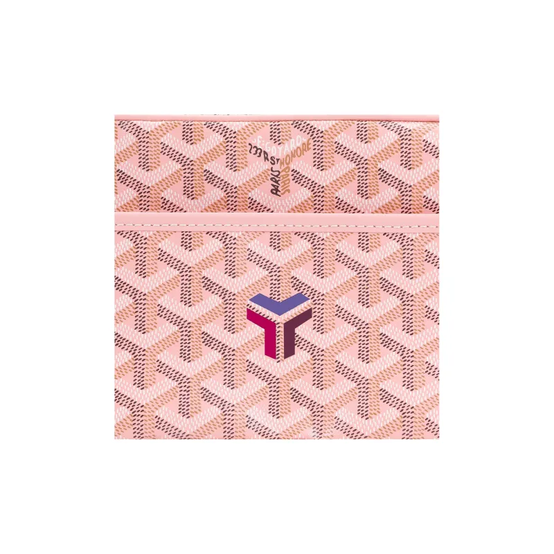 GOYARD Canvas With Calfskin Camera Bag Shoulder Bag Crossbody Bag Small Size Women's Pink-4