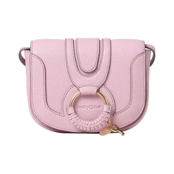See By Chloe Hana Grain Goatskin Crossbody Bag, Shoulder Bag Women's Pink Purple