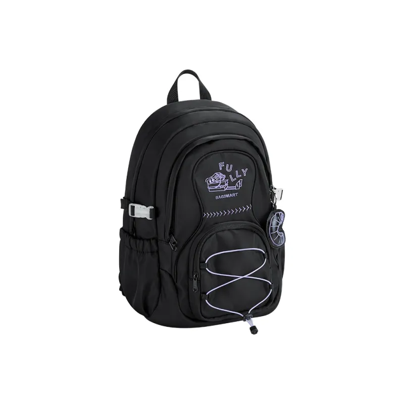 BAGSMART Polyester Laptop Backpack Regular Unisex Ecru-7