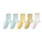 [5 Pack]2 Light Blue+Khaki+White+Light Yellow