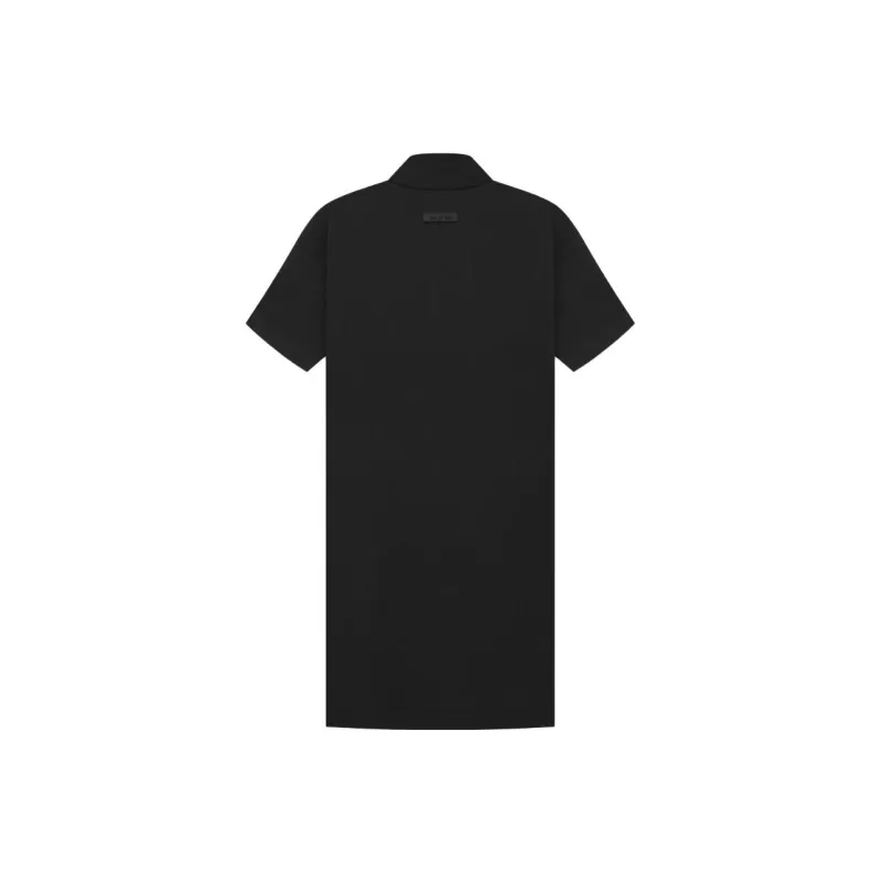 Fear Of God Essentials Women's 3/4 Sleeve Dress Black-1