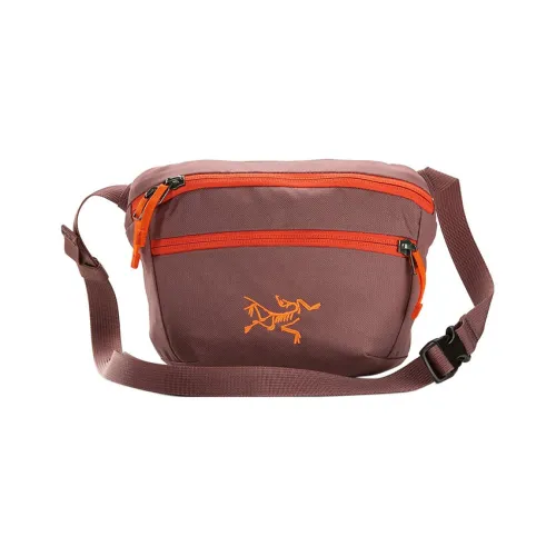 Arcteryx Mantis Fanny Packs Soft Purple With Extraordinary Orange