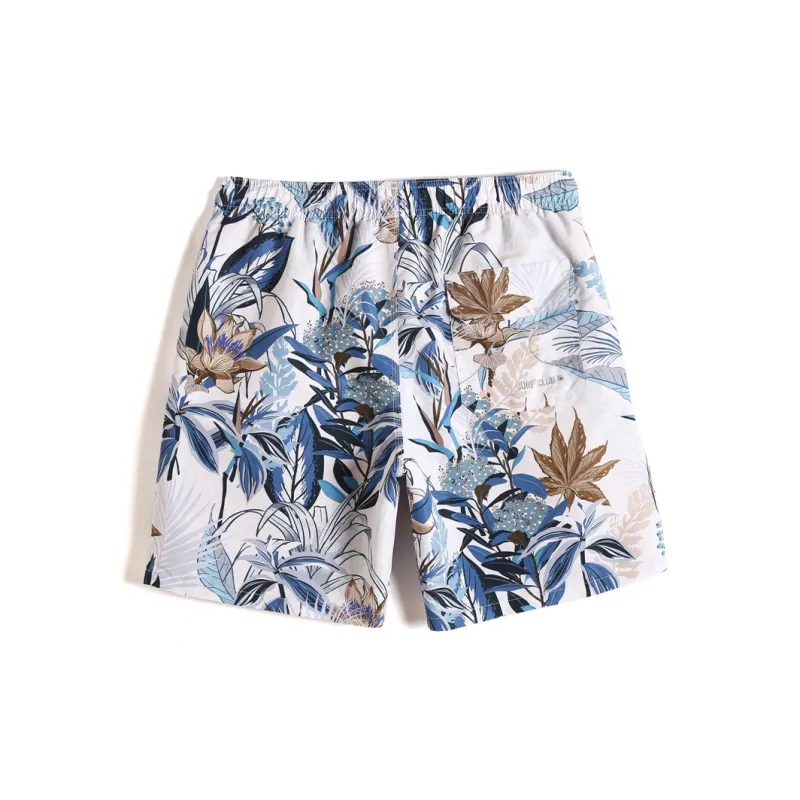 GAILANG Beach Shorts Unisex White-1