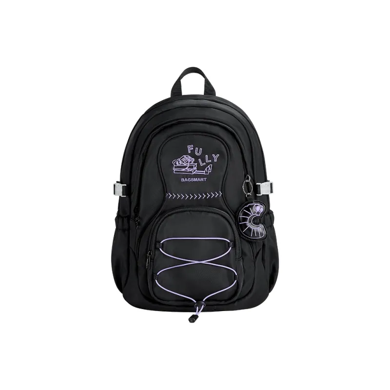 BAGSMART Polyester Laptop Backpack Regular Unisex Ecru-6