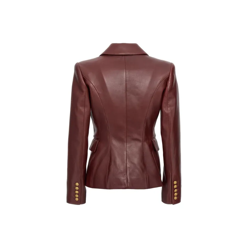 BALMAIN Jackets Women's Red-1