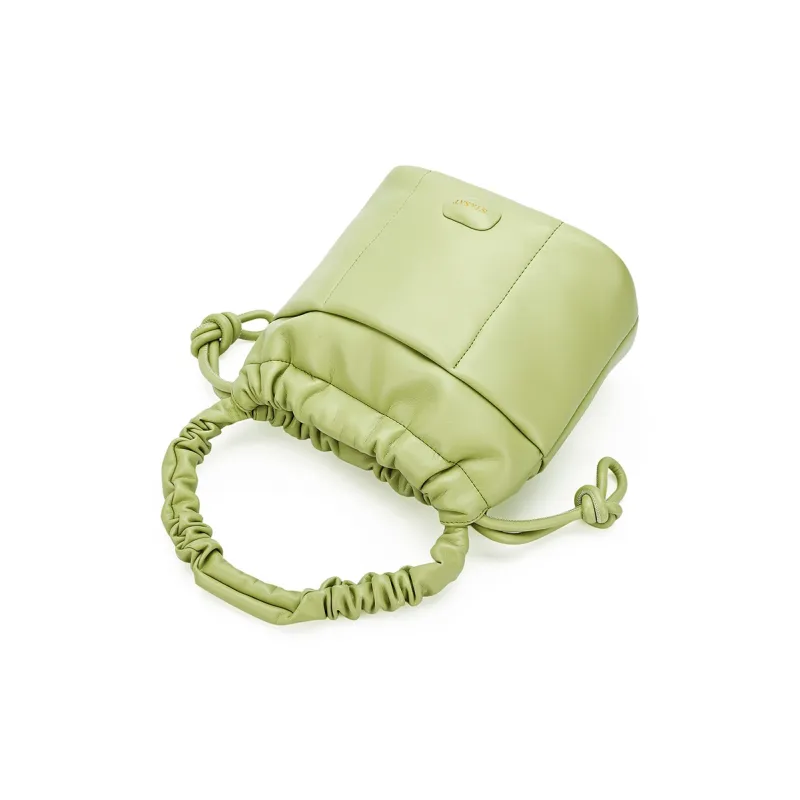 ST&SAT Cow Leather Shoulder Bag Crossbody Bag Handbag Bucket Bag Women's Multicolor-8