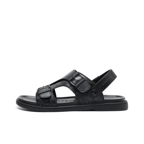 TRUMPPIPE Beach Sandals Men Black