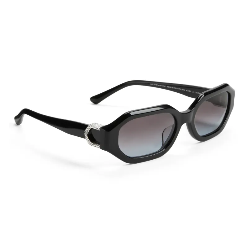 CHARLES&KEITH Aviator Sunglasses Women's Black-3