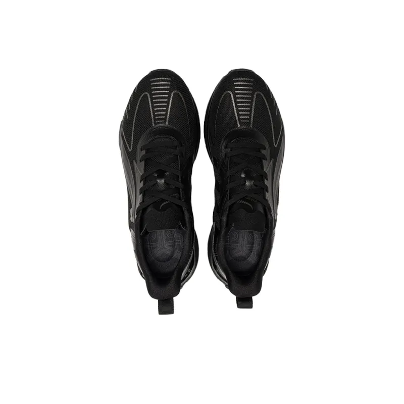 ONEMIX Armored Running Shoes Unisex Low Top Space Black-2