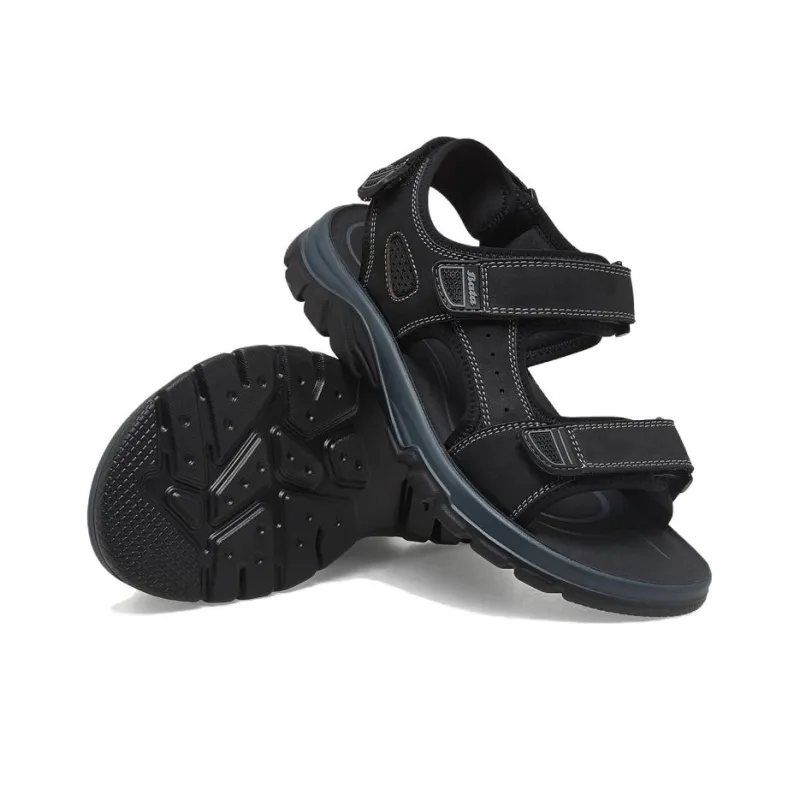 BATA Beach Sandals Men Black/Brown-5