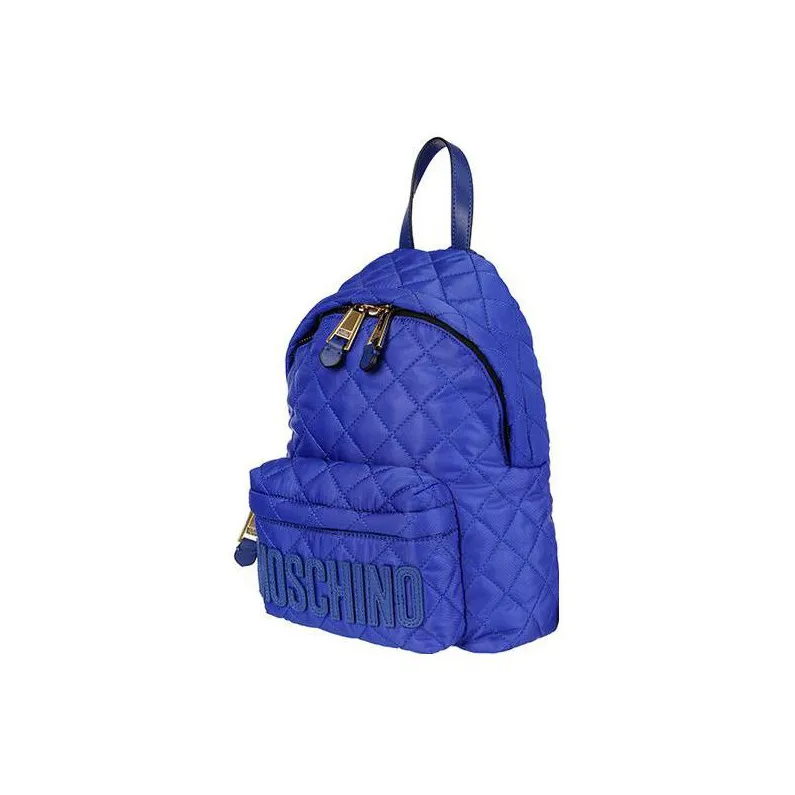 MOSCHINO Polyamide Backpack Regular Unisex Blue-1