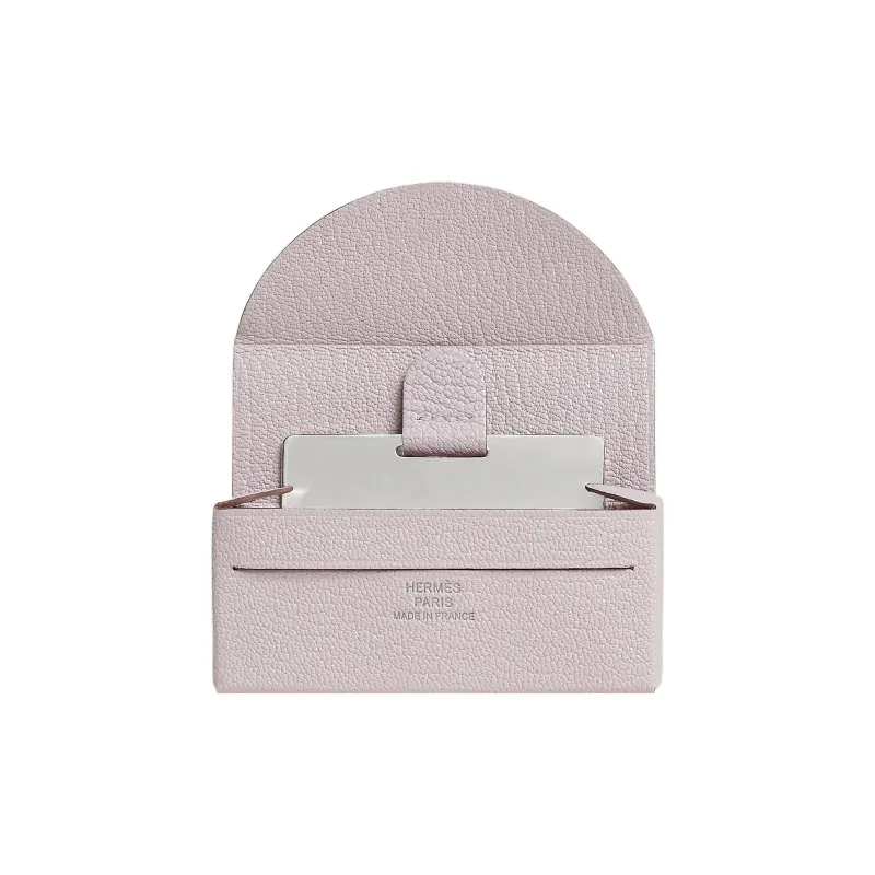 HERMES H Beauté Goatskin Storage Bag Women's Light Purple-1